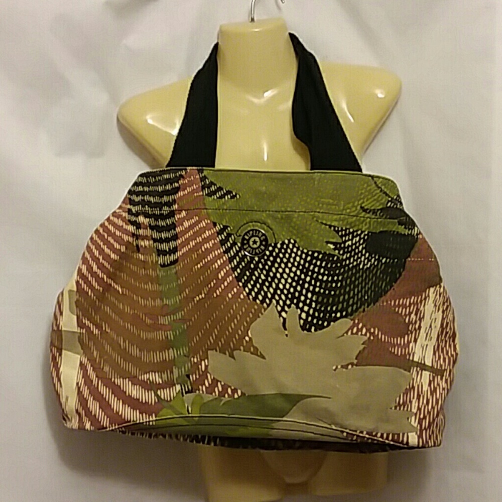 Kipling Ryne Print Circular Large Tote Bag & Pouch - image 8